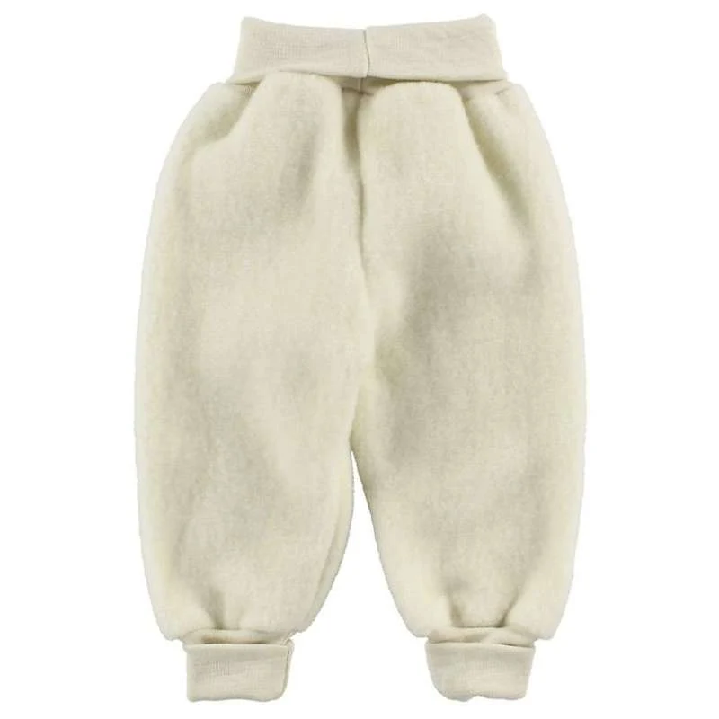 Engel Natur Long Pants with Folded Edge - Natural