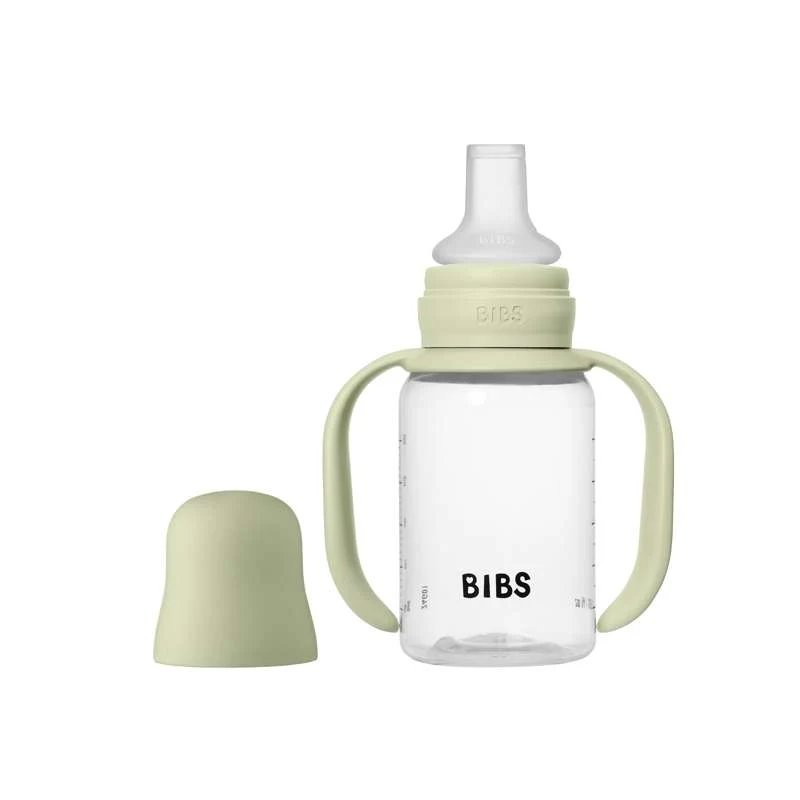 BIBS Bottle - Sutteflaskesæt - Plastik - Silikone - Sippy - 150ml - Sage