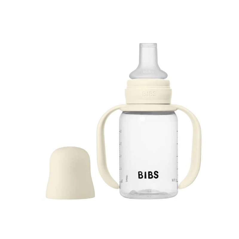 BIBS Bottle - Sutteflaskesæt - Plastik - Silikone - Sippy - 150ml - Ivory