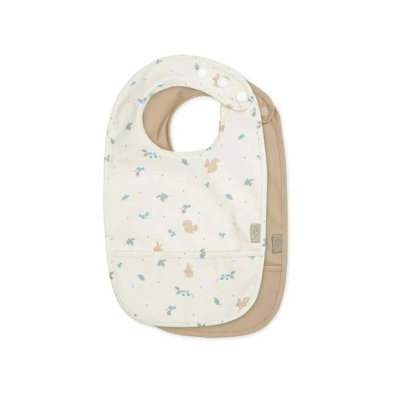 Cam Cam Copenhagen Bibs m. Pocket - 2-pack - Blueberries