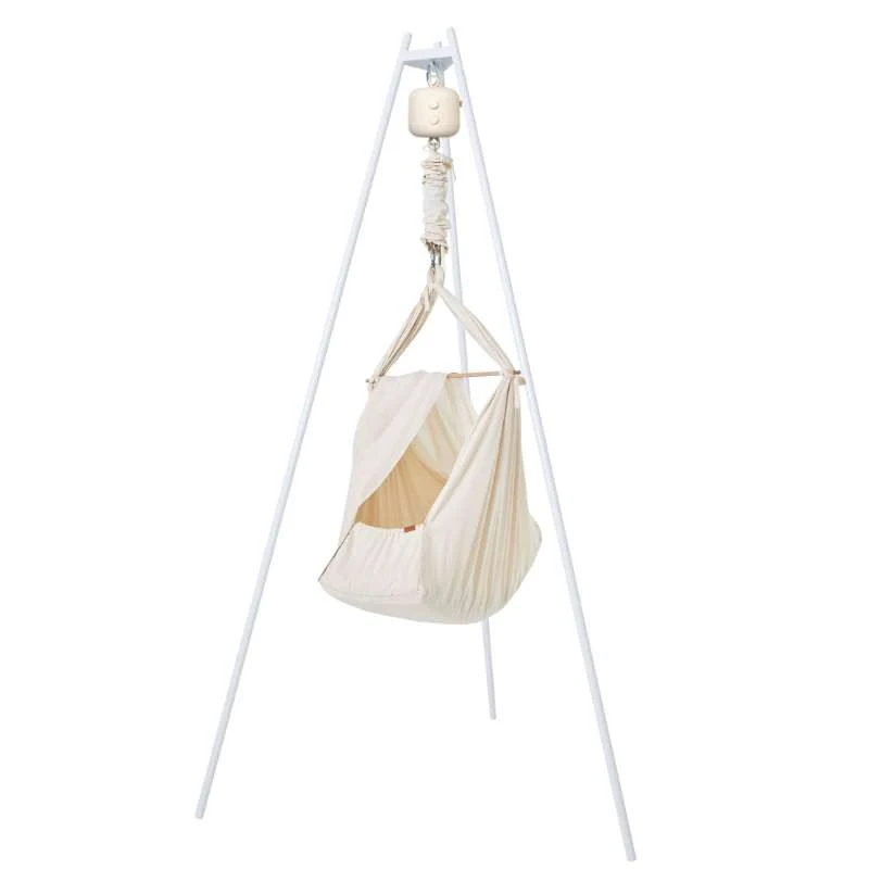 Helping Bundle - Premium - Cradle with rocking motor and crib stand - Natural
