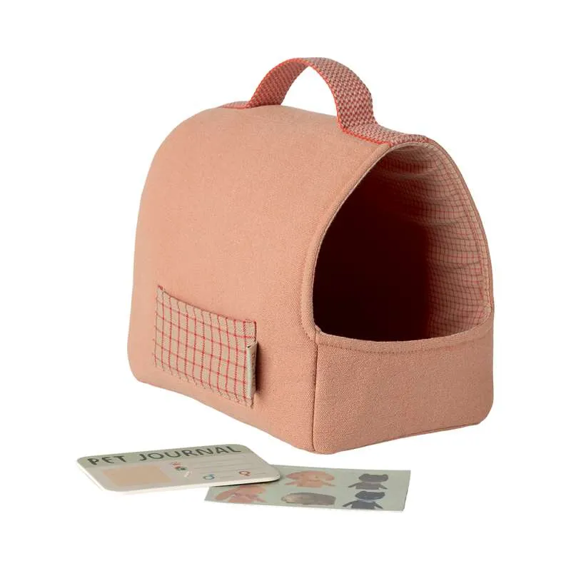 Maileg Dog bag - Small - Coral