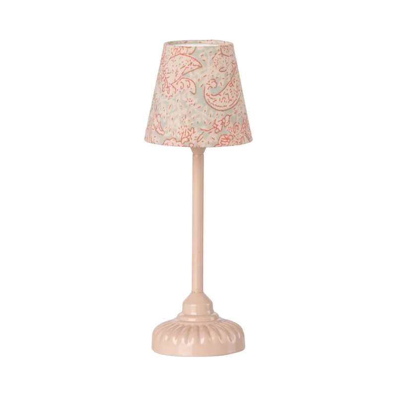 Maileg Vintage Floor Lamp - Mouse - Pink