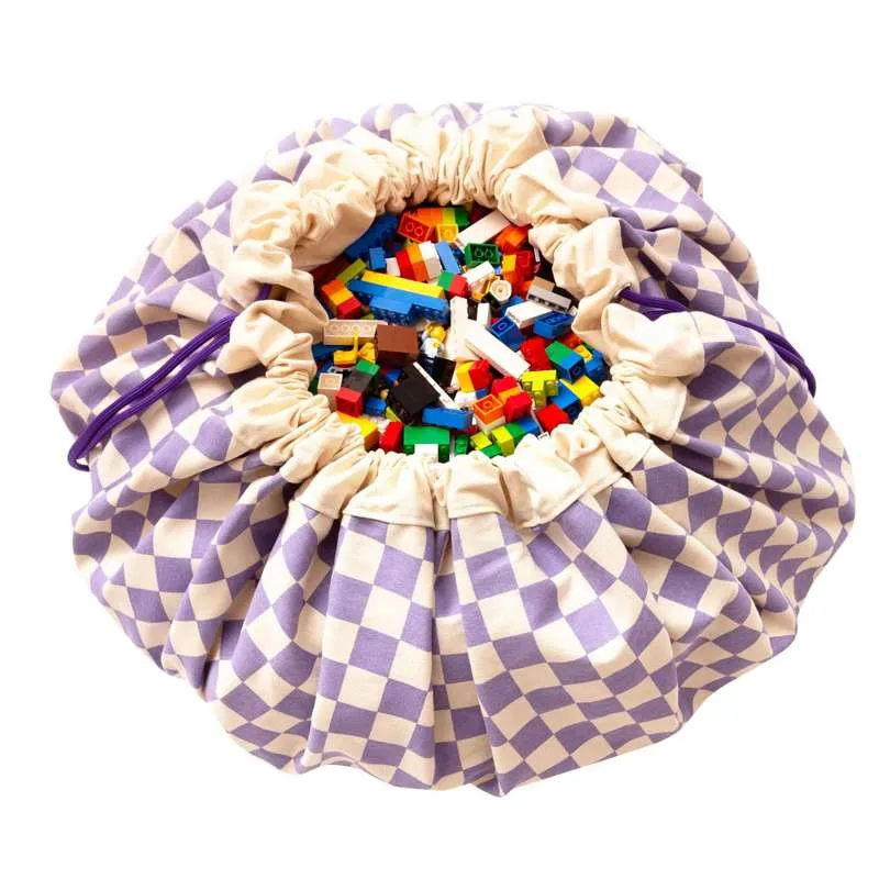 Play & Go Storage rug - Vichy Purple
