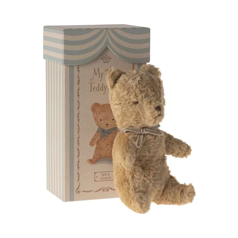 Maileg My First Teddy - Sand/Blå