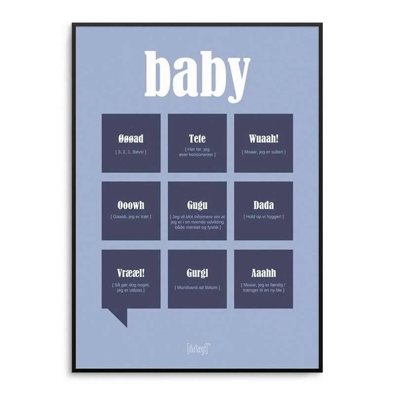 Dialægt Baby boy - flere størrelser