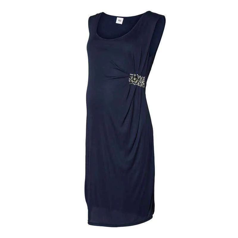 Mamalicious Waiting Dress - Navy