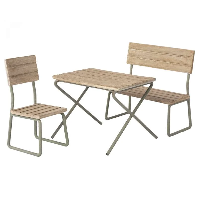 Maileg Bench set - Mice and Miniature