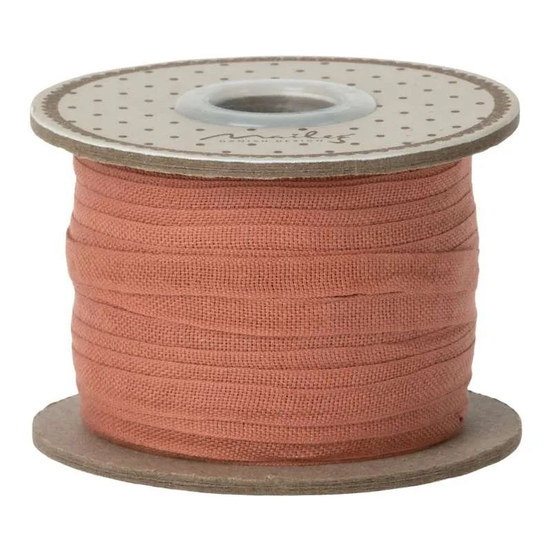Maileg Presentband - Korall - 25 meter/0.6 cm.