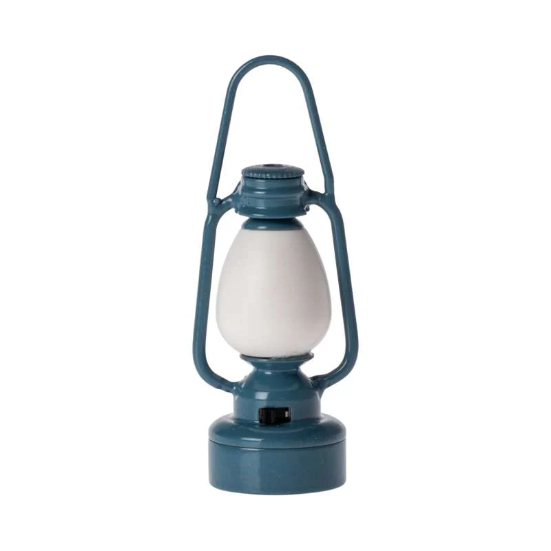 Maileg Vintage Lantern - Mouse - Blue