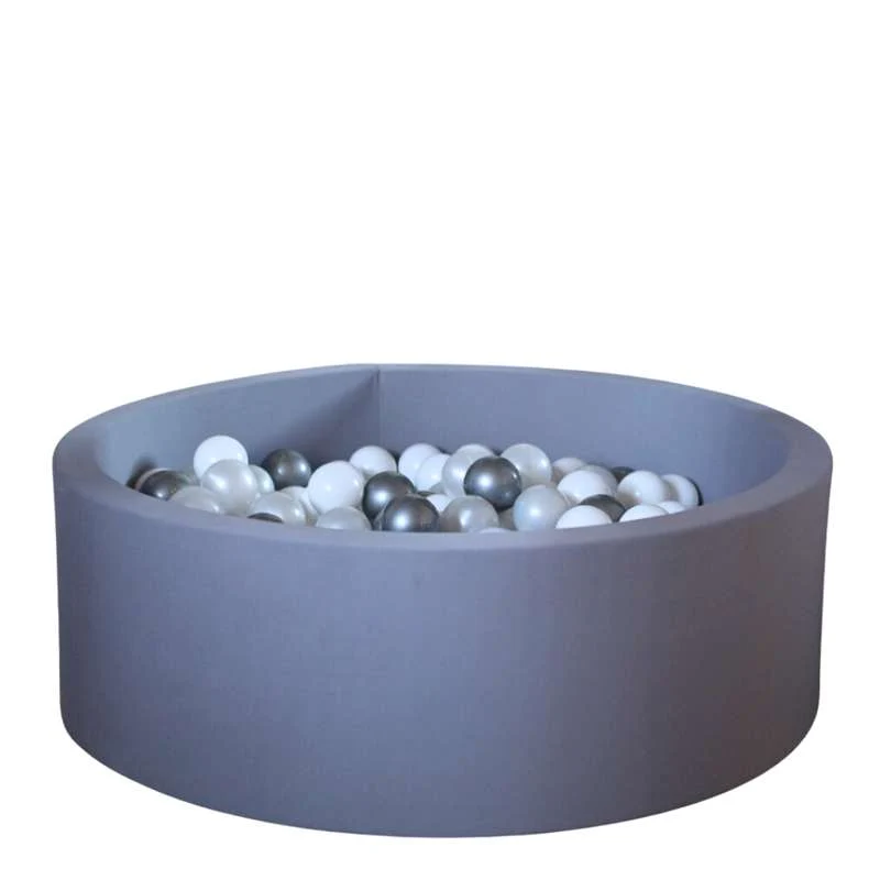 Kid'oh Bollhav - Grå - med 300 Bollar - White/Pearl/Silver