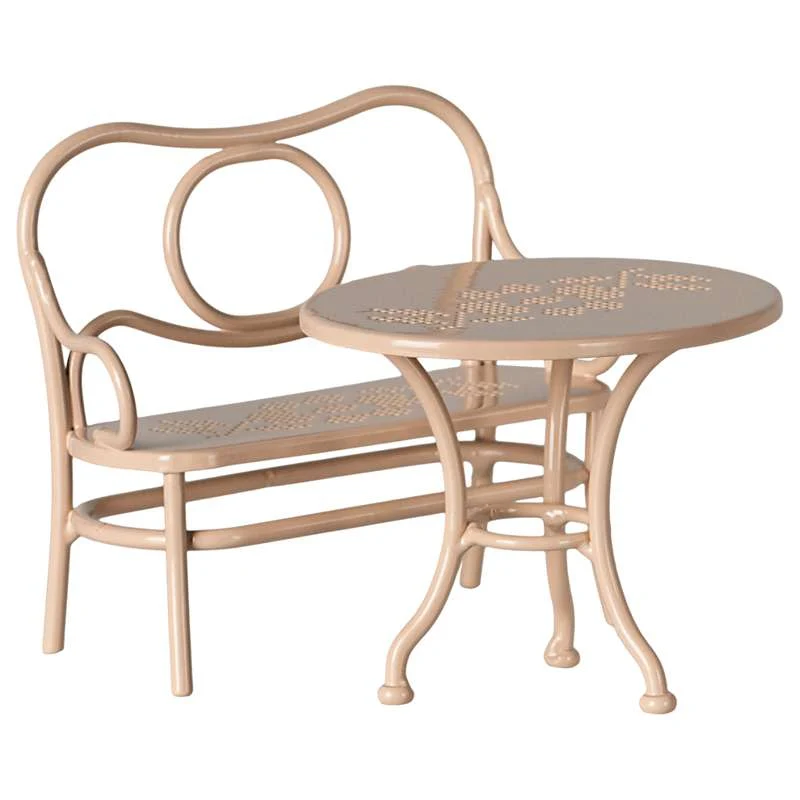 Maileg Café set - Mouse - Large - Pink