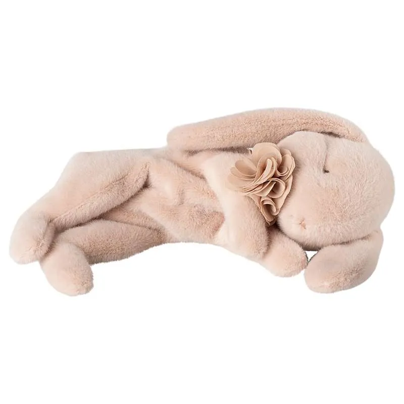 Maileg Sleeping Plush Bunny - Small - Powder