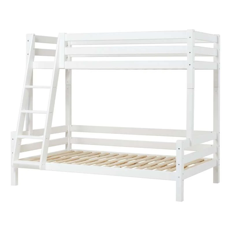 Hoppekids ECO Luxury - High Family Bunk Bed - 120x200 cm. - White