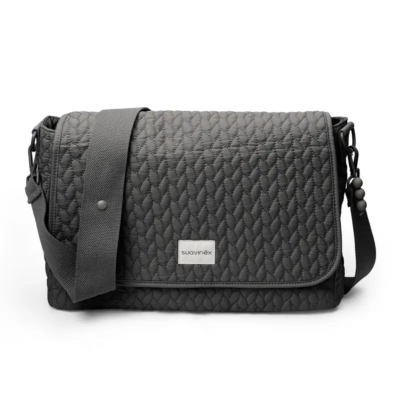 Suavinex Maternity Satchel Shoulder Bag, grey
