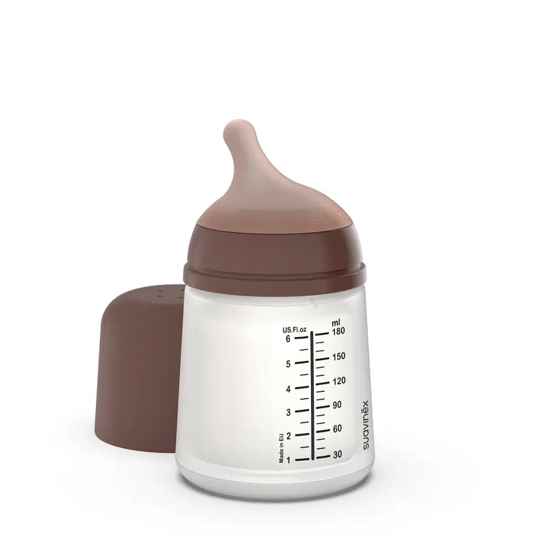 Suavinex Anti-colic Bottle Zero Zero 180 Ml, Slow Flow (S), +0 Months, Deep