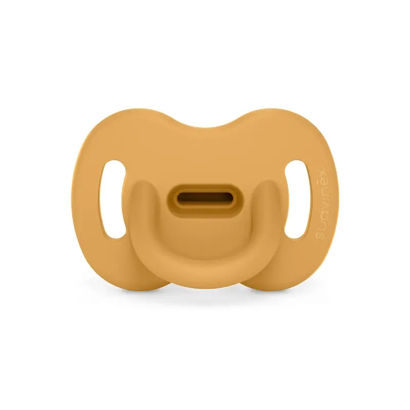 Suavinex Pacifier All Silicone Physiological Sx Pro, 0/6 Months, Honey