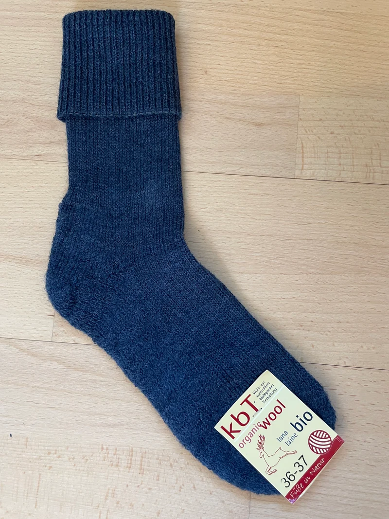 Hirsch - uldsokker til voksne - ekstra forstærket - jeans