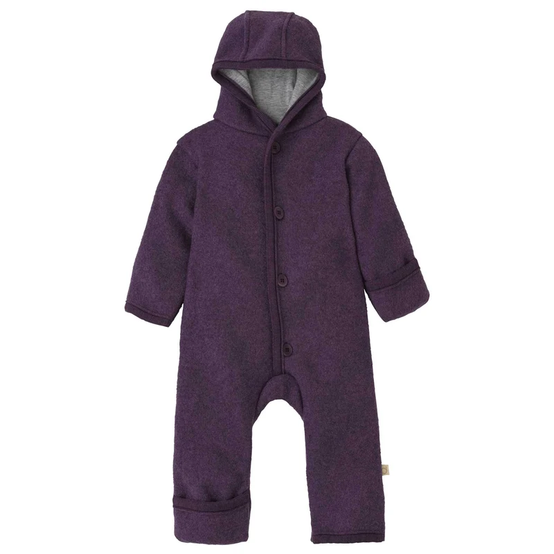 DISANA - heldragt - kogt uld - aubergine/lilla