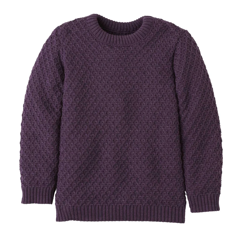 Disana - Aran strik - aubergine/lilla