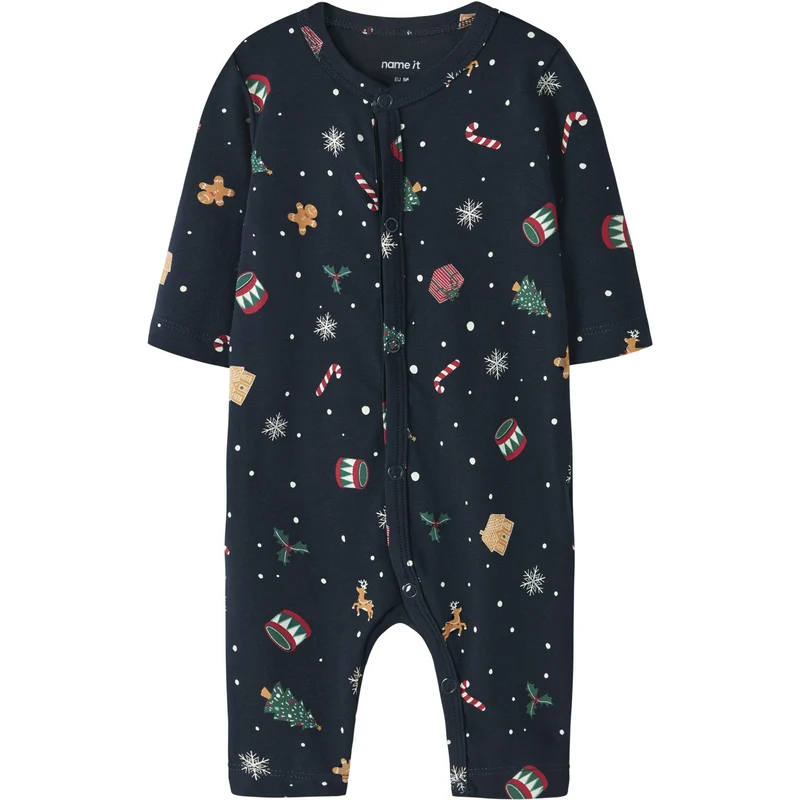 Name It Navy Blazer Xmas AOP Navy Nbnvismas Ls Nightsuit