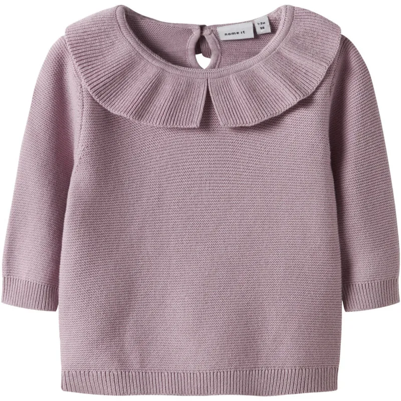 Name It Keepsake Lilac Nbfoda Ls Strikk