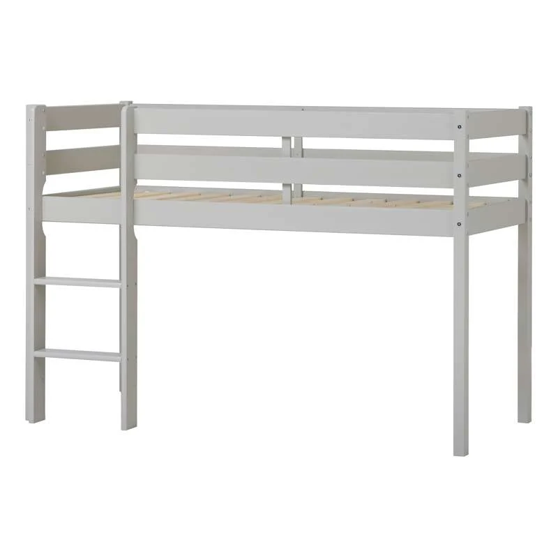 Hoppekids ECO Comfort - Halvhøj Seng - Flere Størrelser - Dove Grey
