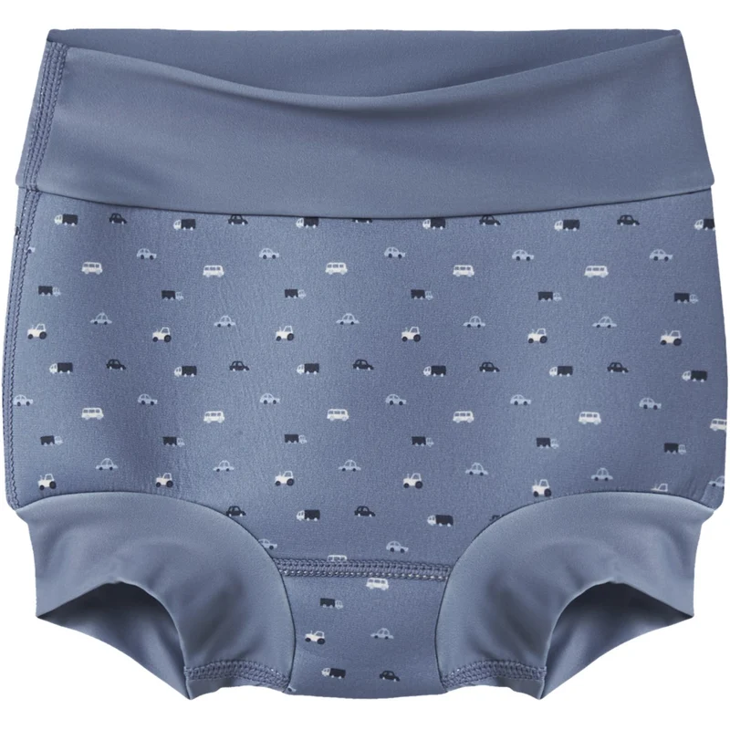 Name It Vintage Indigo Nmmzippo Swim Brief W Shield