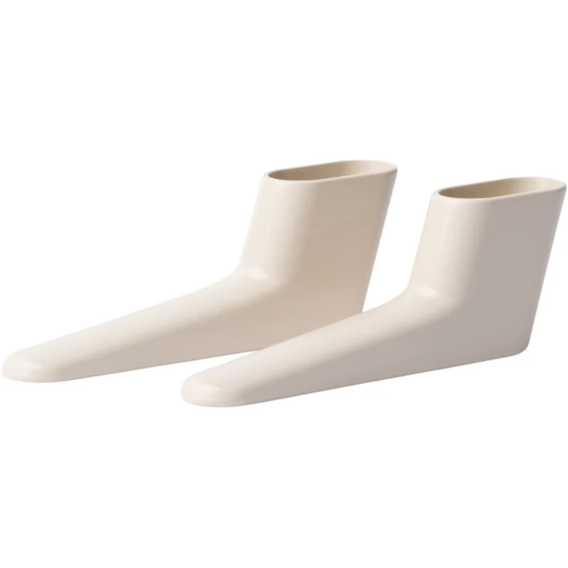 KAOS Cream Anti Tilting Tøfler For Wooden Højt Stol