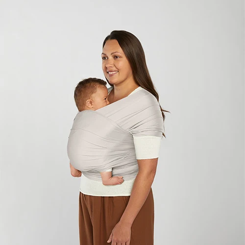 Ergobaby Aura Bärsjal Mesh, Ljusgrå