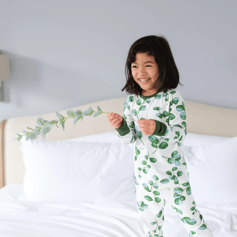 Children's PJ Set Greenery