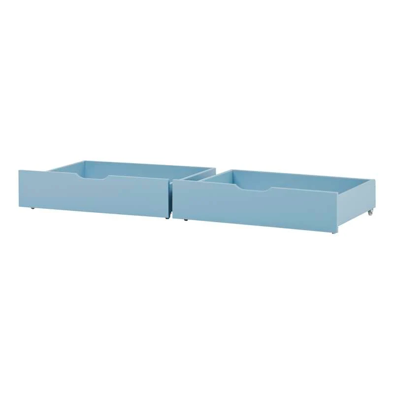 Hoppekids Drawer set on wheels - 2 pcs. - Multiple sizes - Dream Blue