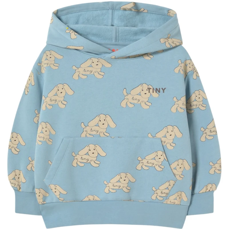 TinyCottons Denim Blue Dogs Hettegenser