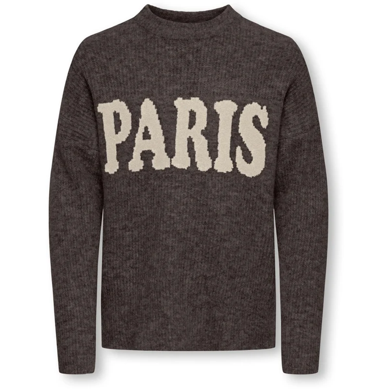 kids ONLY Coffee Bean Paris/Sandshell Kogjerico L/S Pullover Vd Knt