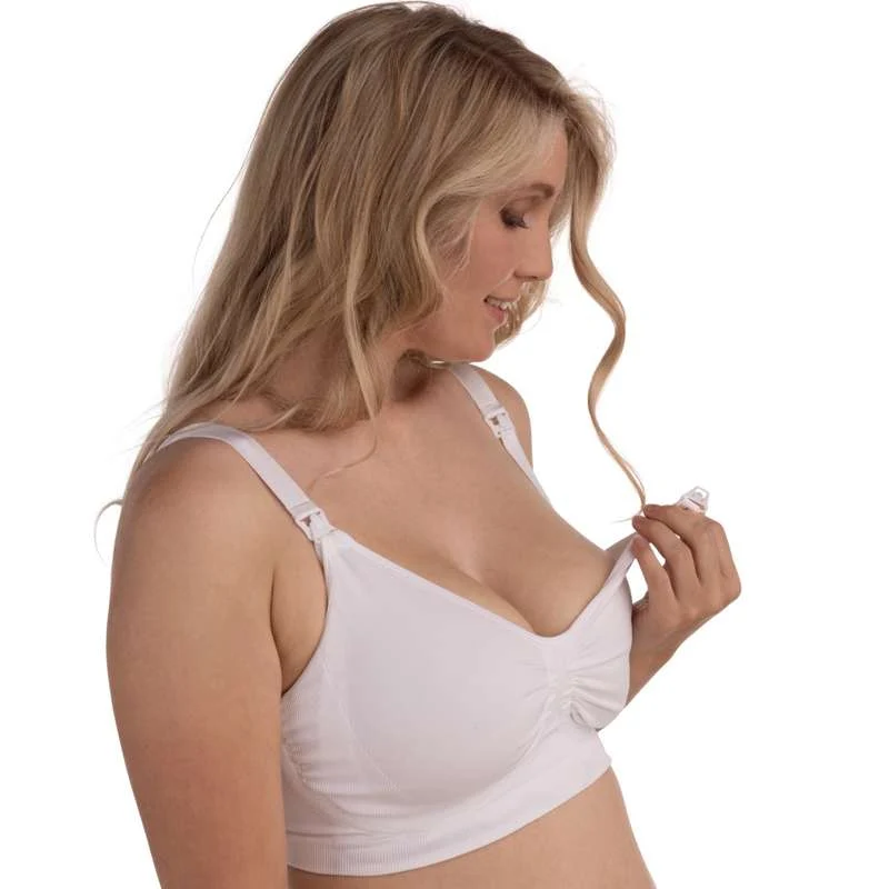 Carriwell New Mum Carri-Gel Nursing Bra Seamless - white