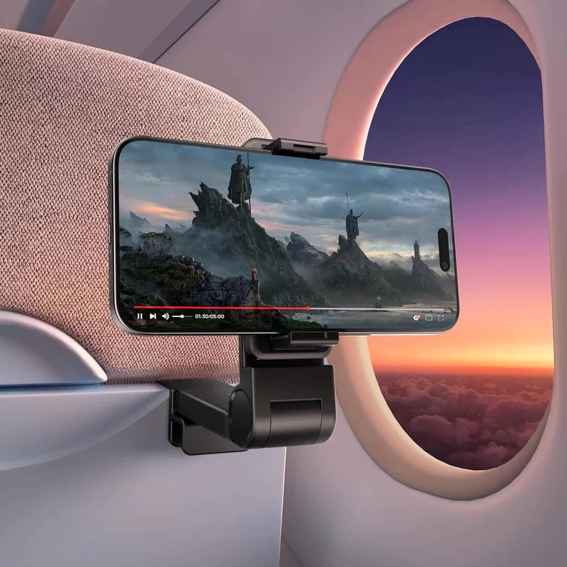 Mobilholder til komfortabel filmvisning under rejser