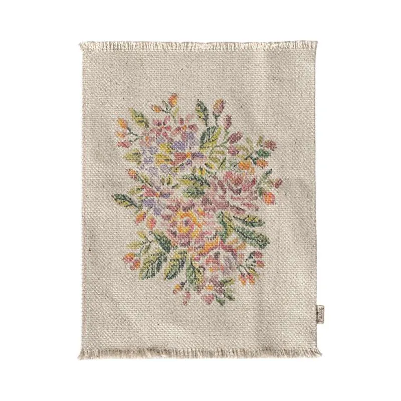Maileg Carpet - Flowers - Large - Mice and Miniature