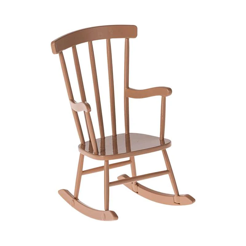 Maileg Rocking chair - Mouse - Dark Powder