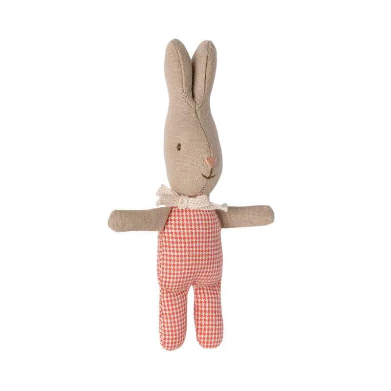 Maileg Rabbit - My - Red Check