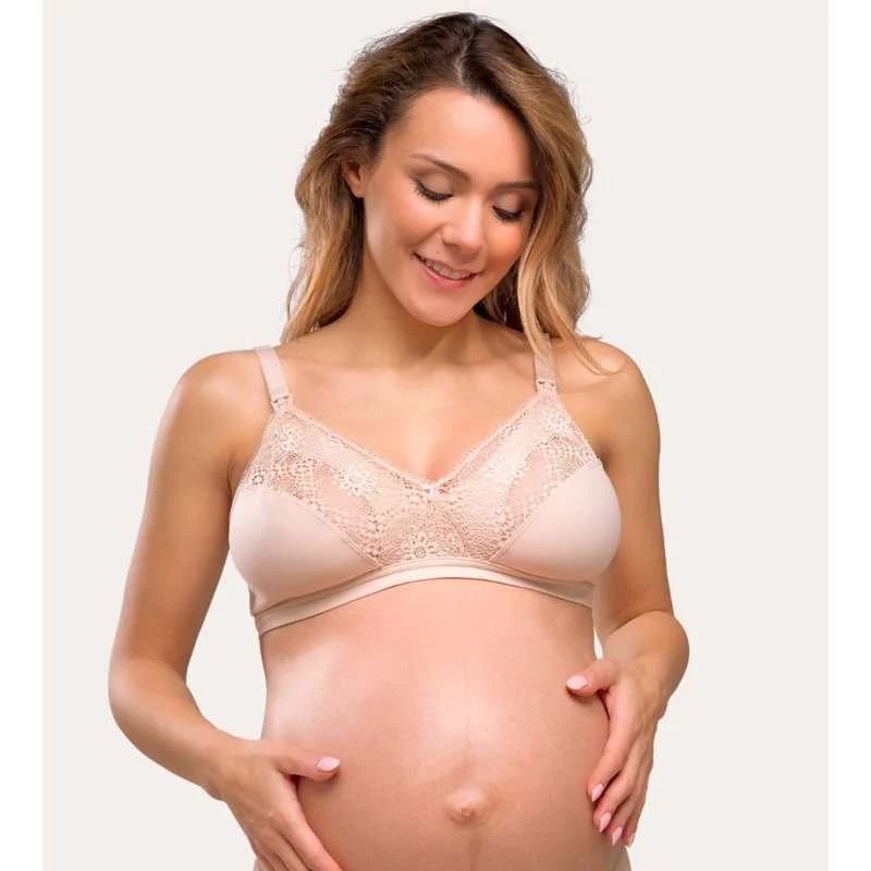 Carriwell Mjuk som siden amnings-BH - Rosébeige