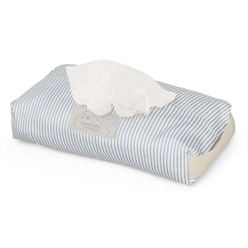 Cam Cam Copenhagen Case for Wet Wipes - GOTS - Classic Stripes Blue