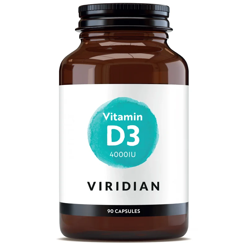 Viridian Vitamin D3 4000Iu - 90 Veg Caps, 90 capsules