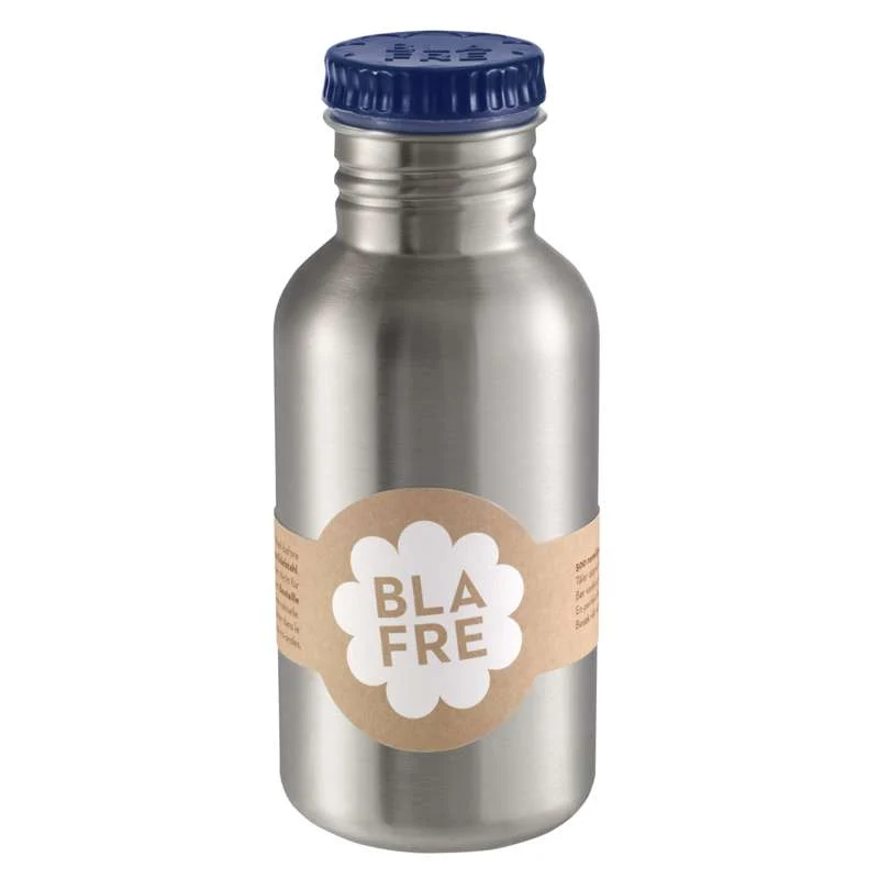 Blafre Dricksflaska i Stål - 500 ml. - Mörk Blå