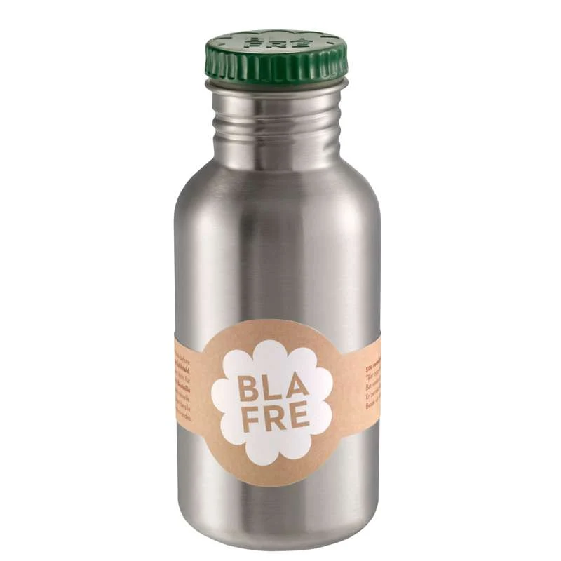 Blafre Water bottle in Steel - 500 ml. - Green