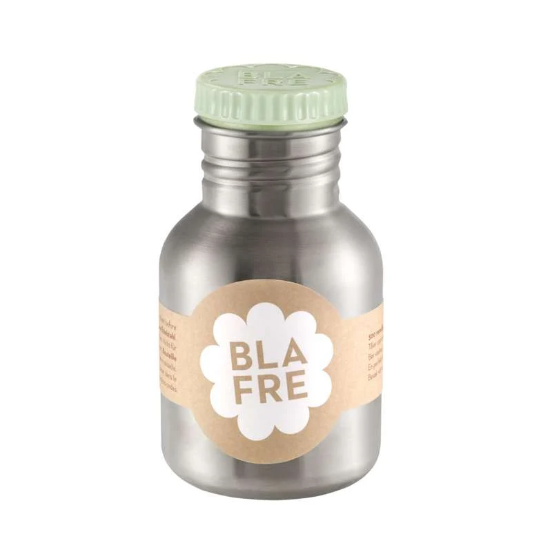 Blafre Water bottle in Steel - 300 ml. - Light Green