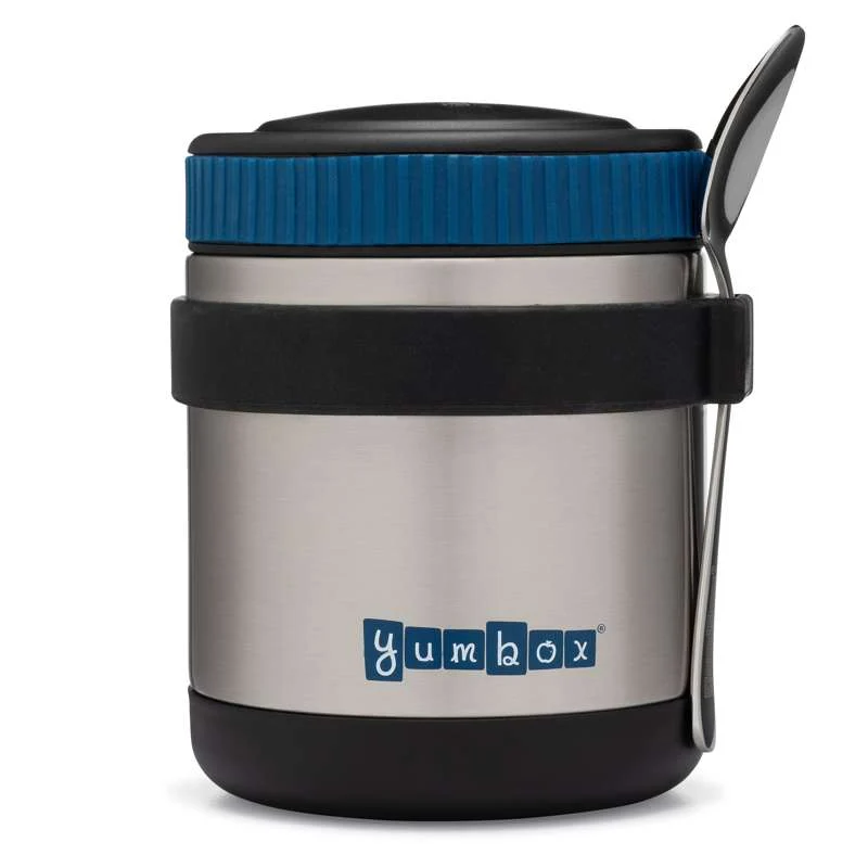 Yumbox Zuppa Termosmatbehållare med Sked - 415ml - Twilight Black
