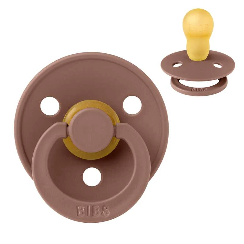 Bibs Rund Colour Napp - strl. 3 - naturgummi - Jordekorre