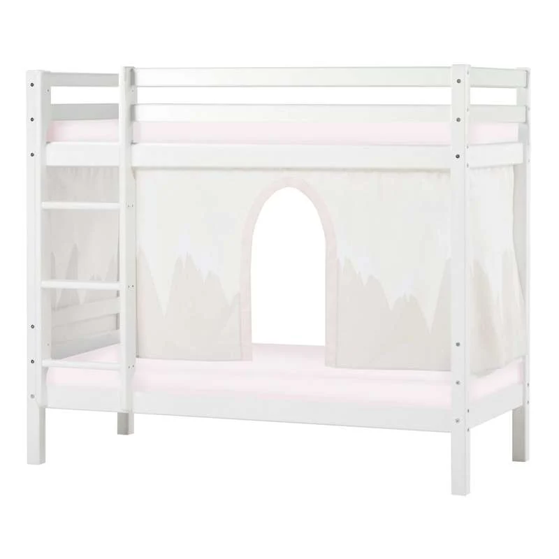 Hoppekids ECO Dream - Bunk bed m. WINTER WONDERLAND Curtain - 70x160 cm. - Not Divisible
