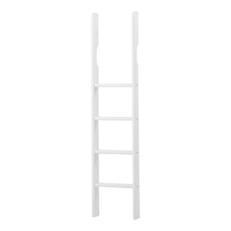 Hoppekids ECO Luxury - Ladder to Loft bed - Straight - White