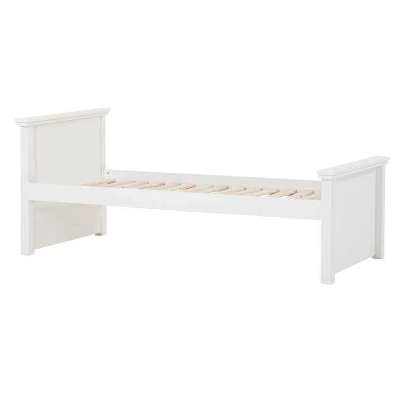 Hoppekids MAJA DELUXE - Juniorseng - 1 Høj og 1 Mellem Gavl - 90x200cm - Hvid